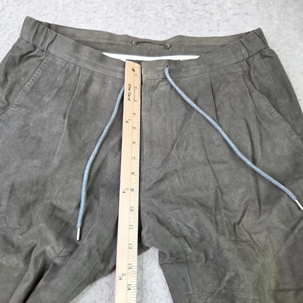 Suitsupply Tessuti Sondrio Pants Mens 52 (36x34) Dark Green Drawstring